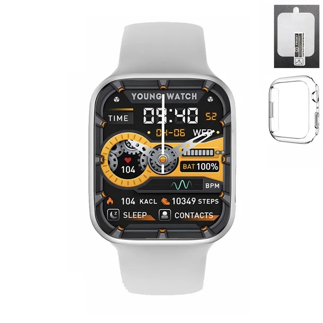 Relógio Microwear Smartwatch W29 Pro Series 9 - Cor Branco