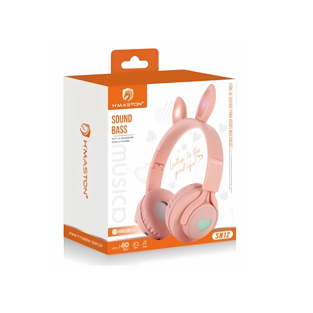 Fone De Ouvido Sem Fio Bluetooth H'maston SN12 - Cor Branca