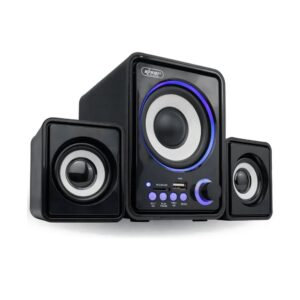 Caixa de Som Knup KP-6017BH Bluetooth 18W RMS com Subwoofer e Satélites