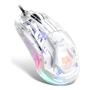 Mouse Gamer com Fio USB RGB 12000DPI MO-TGR004 - Revenger Branco