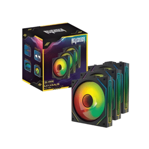 Kit De Fans Revenger S/fio Maximus G-vr352k C/3 120mm Argb - Preto
