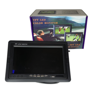 Monitor Portátil Lcd 7 Polegadas Automotivo Colorido - CFTV