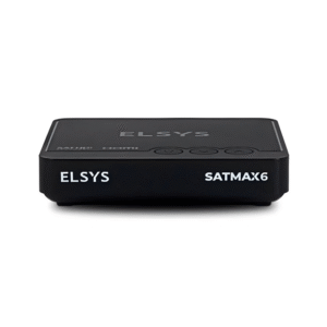 Receptor De Tv Via Satélite Elsys Sathd Satmax 6 Cor Preto